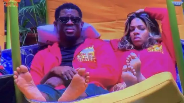 BBNaija: Check Out Venita’s Reaction When Seyi Was Saved